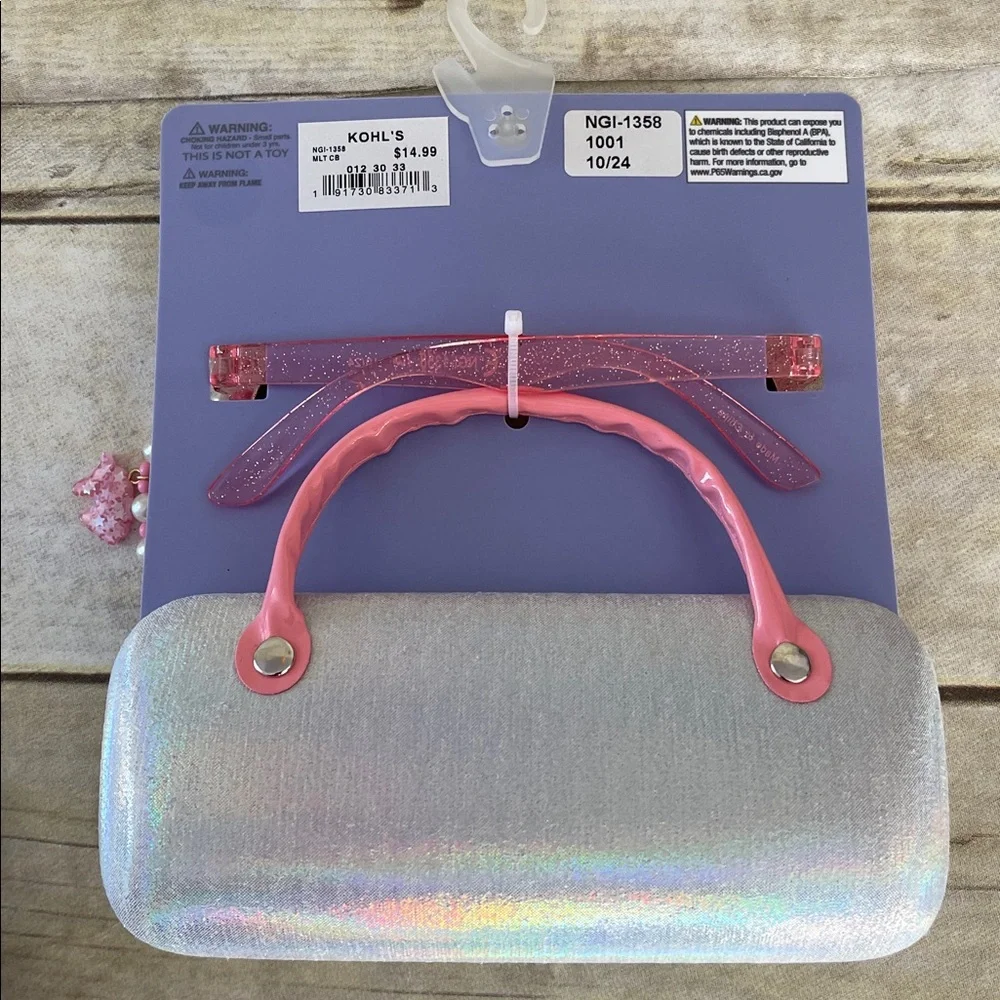 Bracelets & Sunglasses & Case Girls Unicorn Hard Case & Sunglasses Set